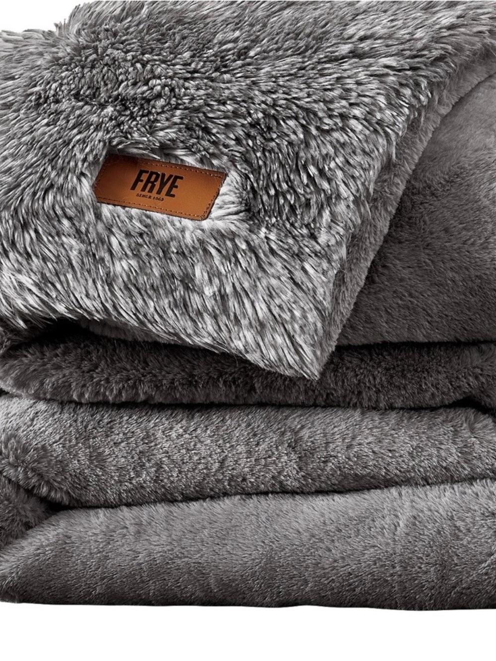 Frye Arctic Luxe Faux Fur Throw Blanket